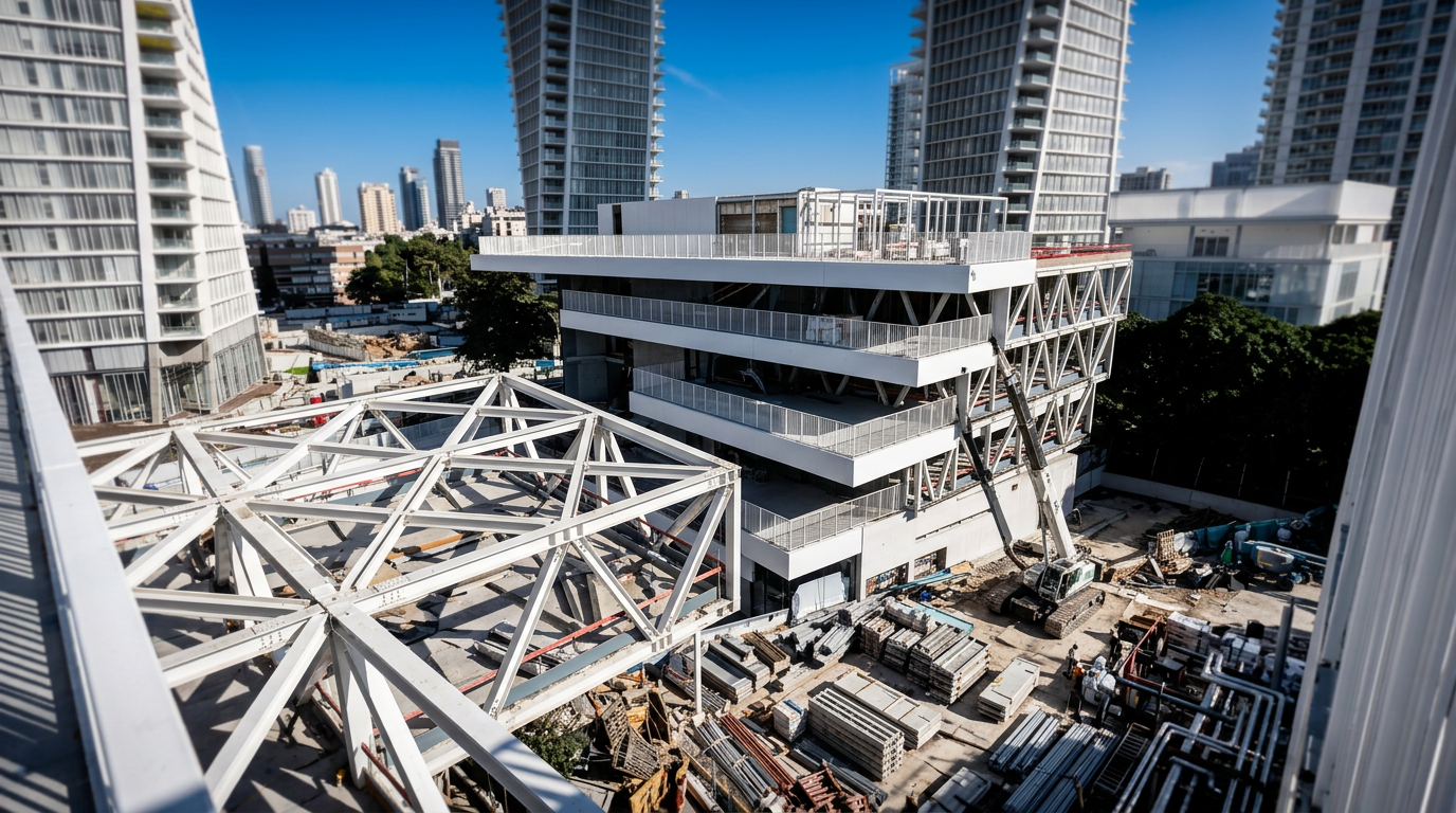 AI visualization: Kikar Hamedina School